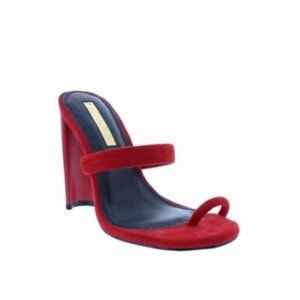 LILIANA Red Toe Ring Heels